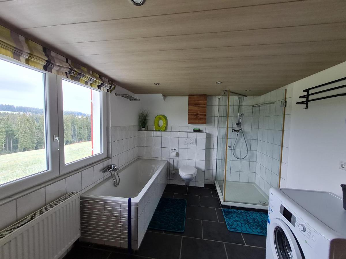 Ferienwohnung Waldfrieden Scheidegg Esterno foto